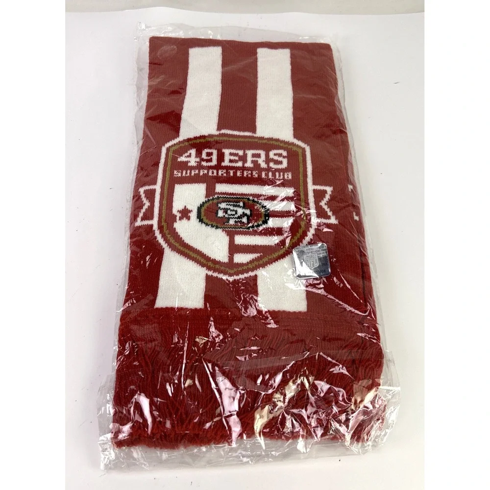 San Francisco 49ers Forever Faithful Scarf Rare NFL Football Scarf